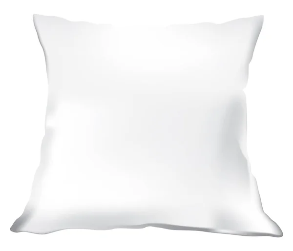 Classic Big Pillow Square Shape Vector Illustration — Stock Vector