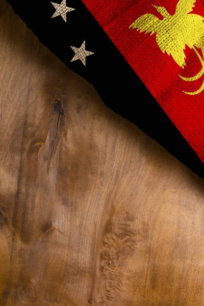 Poster National Flag Papua New Guinea — Stock Photo, Image