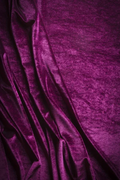 Hintergrund Aus Violettem Stretchvelor Textur Stoff — Stockfoto