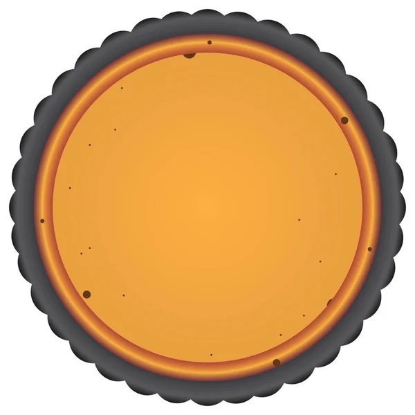 Sartén con pastel al horno — Archivo Imágenes Vectoriales