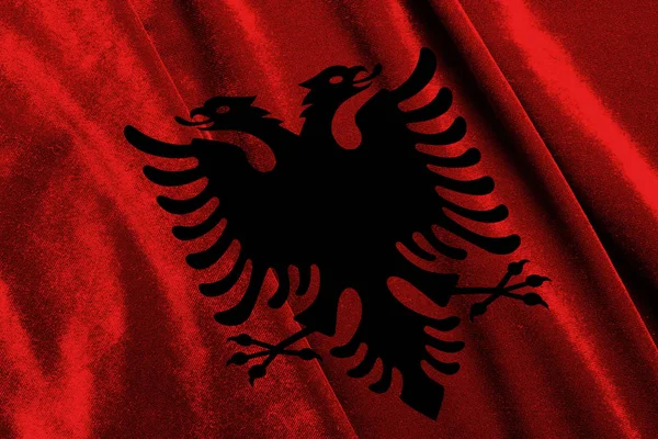 Flag of albania — Stock Photo, Image