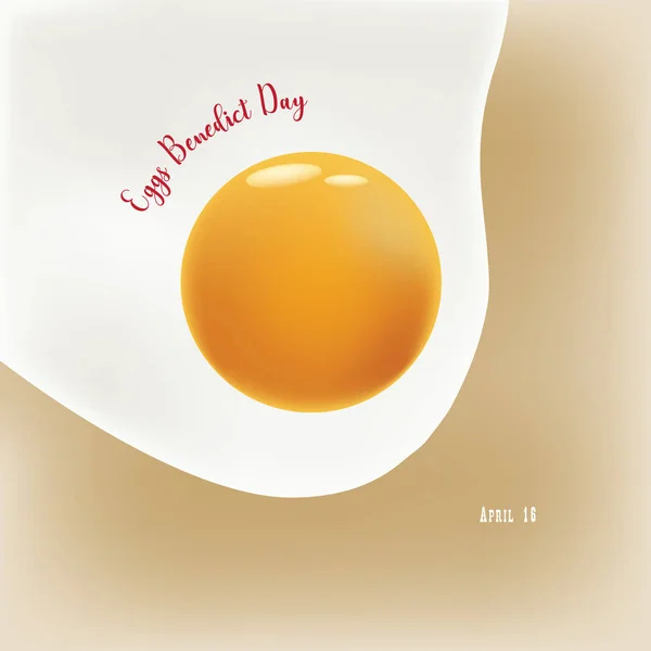 Huevos Día de Benedicto — Vector de stock