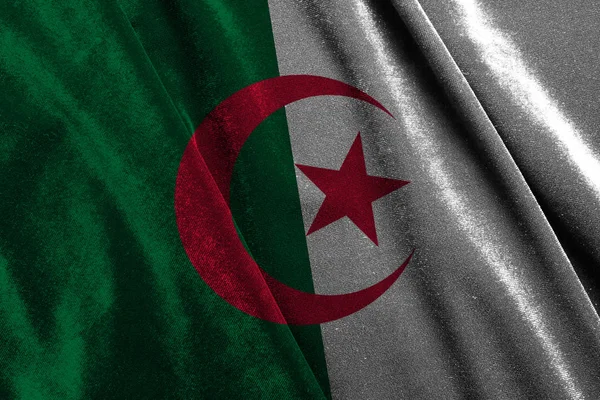 Flagge von Algerien — Stockfoto