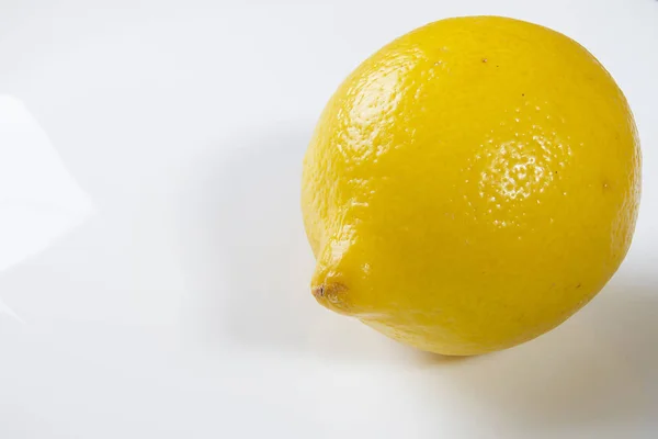 Lemon on white background — Stock Photo, Image