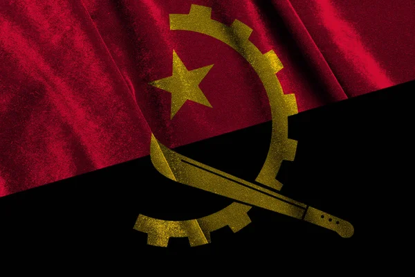 Nationalflagge von Angola — Stockfoto