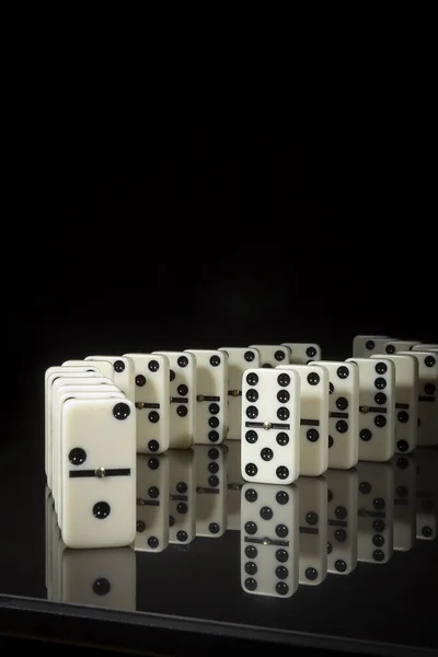 Stacks of Dominoes — Stock Photo, Image