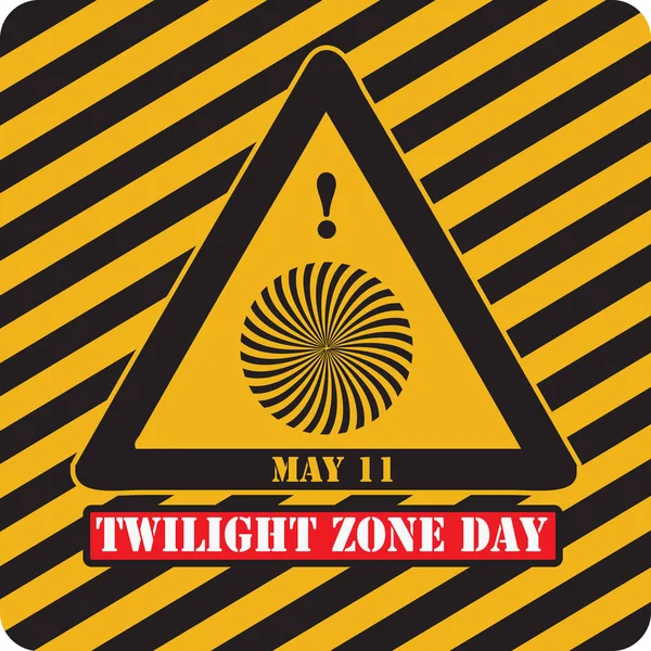 Símbolo industrial Twilight Zone Day — Vector de stock