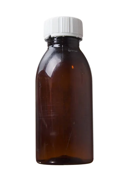 Бутылка с лекарством — стоковое фото