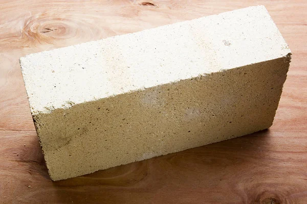 Light brown refractory brick — Stock Photo, Image