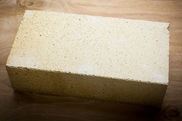 Light brown refractory brick — Stock Photo, Image