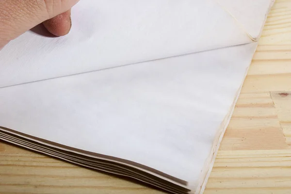 Stack of old paper sheets — Stock Photo, Image