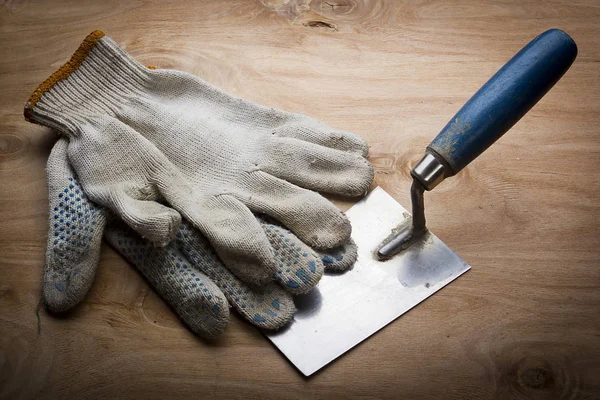 Guanti da lavoro sporchi — Foto Stock