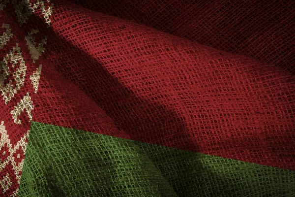 白俄罗斯国旗 — 图库照片