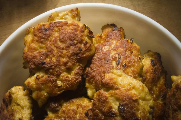 Fried meat pancakes — Stock Photo, Image