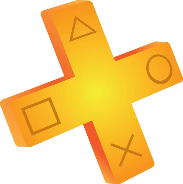 Symbol för spelkontroll — Stock vektor