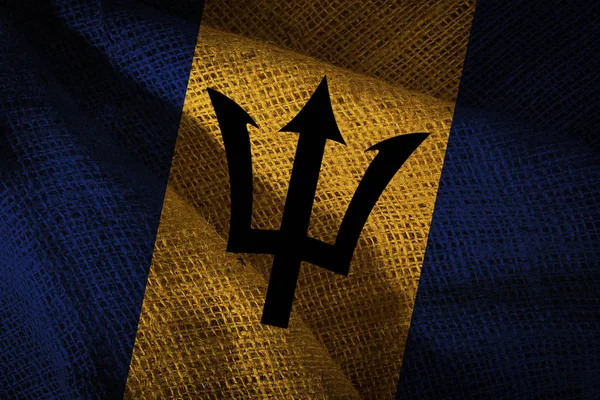 State flag of Barbados — Stock Photo, Image