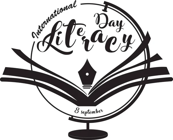 Международный день грамотности — стоковый вектор