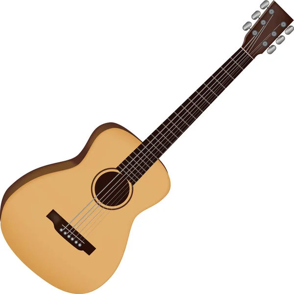 Guitarra clásica acústica — Vector de stock