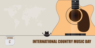 Kartpostal Country Müzik Günü