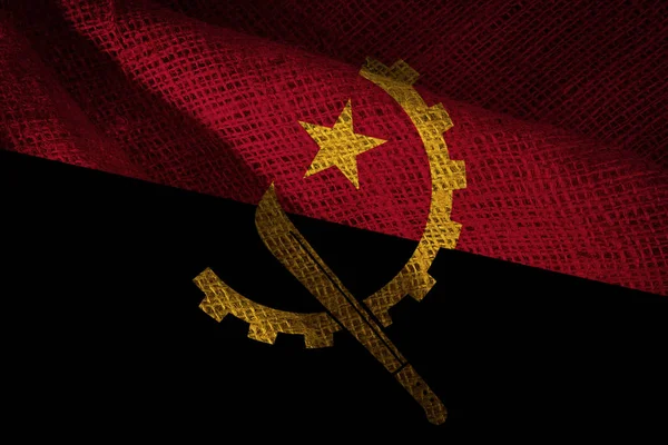 Vlag van angola — Stockfoto