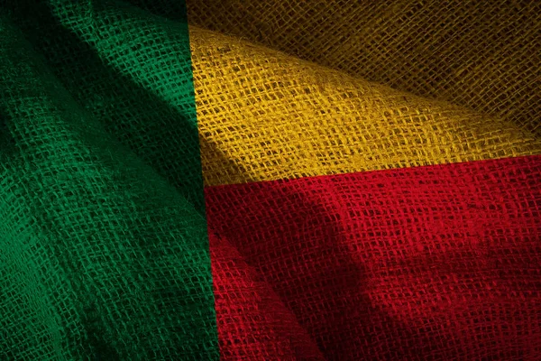 Bandera del Estado de Benin — Foto de Stock