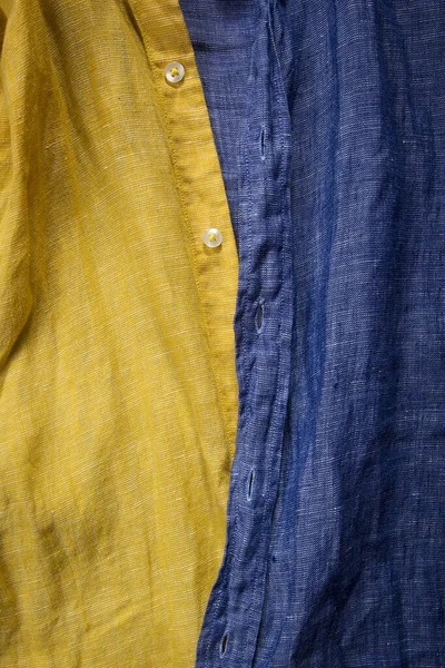 Camisa de algodão close-up — Fotografia de Stock