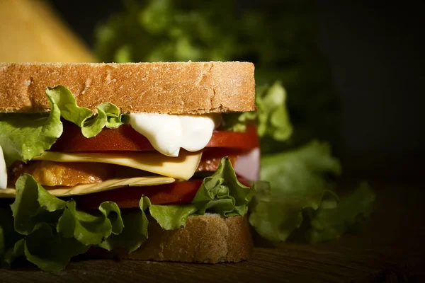 Sandwich close up — Stock Photo, Image