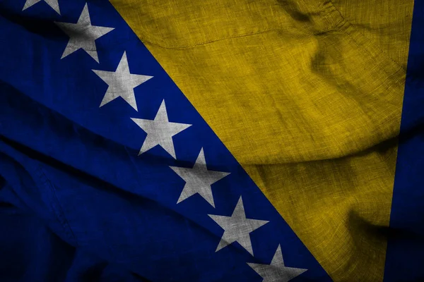 State flag of Bosnia and Herzegovina — Stock Photo, Image