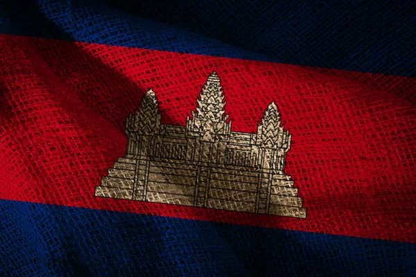 Bandeira do Estado do Camboja — Fotografia de Stock