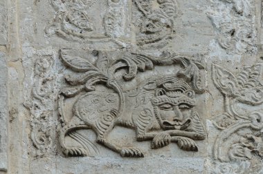 Aslan kısma St George katedral eski Rus Town Yuriev-Polsky, Vladimir Bölgesi, Rusya üzerinde