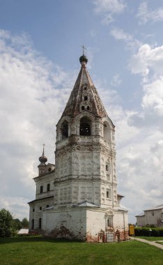 Çan kulesinde Archangel Michael Manastırı'Yuriev-Polsky, Vladimir Bölgesi, Rusya Federasyonu