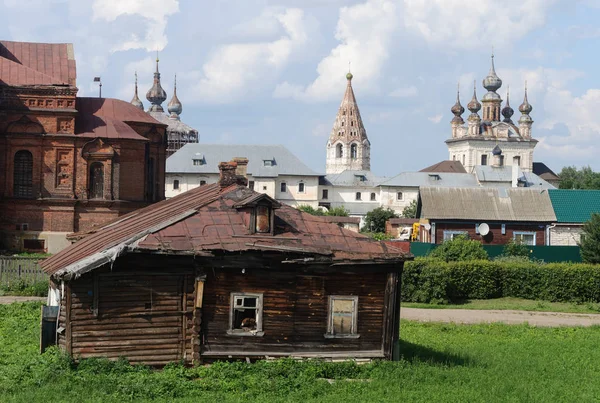 Old Abandoned Wooden House Ancient Russian Town Yuriev Polsky Vladimir — Stock Photo, Image