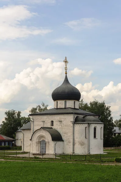 Стародавні Георгіївський Собор Польський Росія Попередньо Монгольський Обробки Каменю — стокове фото