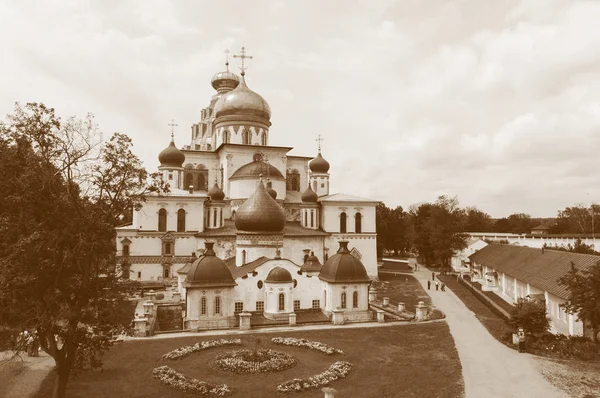 Eski Voskresensky Yeni Kudüs Manastırı Rusya 1658 1685 Katedrali Sepya — Stok fotoğraf