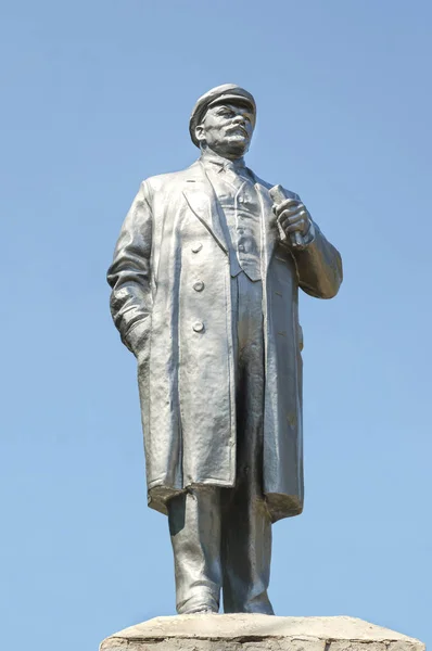 Monument Vladimir Lenin Leader Russian Communist Party Legacy Soviet Union — Stock Photo, Image