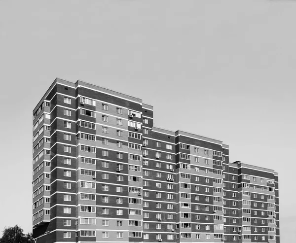 Facade Modern Many Storied New Residential Building Shchelkovo Moscow Region — Stock Photo, Image