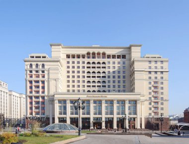 Dört mevsim otel Moskova 5 prestijli bina * (eski otel Moskova). Görünüm Manezh Meydanı, Moskova, Rusya Federasyonu.