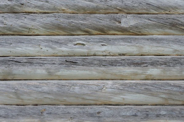Закрыть Старую Выветренную Деревянную Поверхность Бревен — стоковое фото