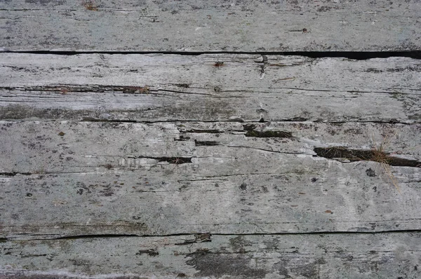 Grunge Holzhintergrund Alter Verwitterter Dreckiger Rissiger Fußboden — Stockfoto