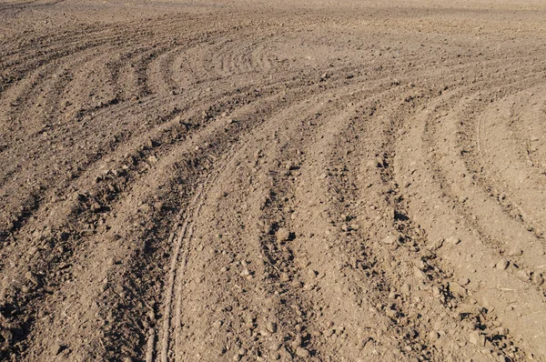 Paisaje Rural Campo Cultivo Antes Sembrar — Foto de Stock