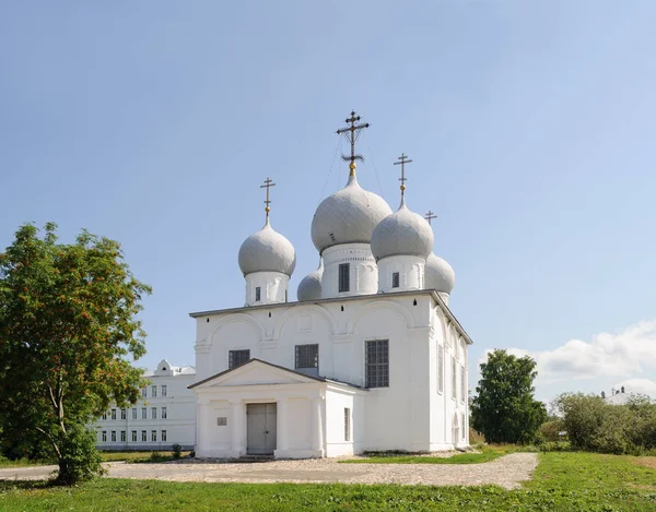 Spaso-Preobrazhensky Cathedral Belozersk, Oroszország — Stock Fotó