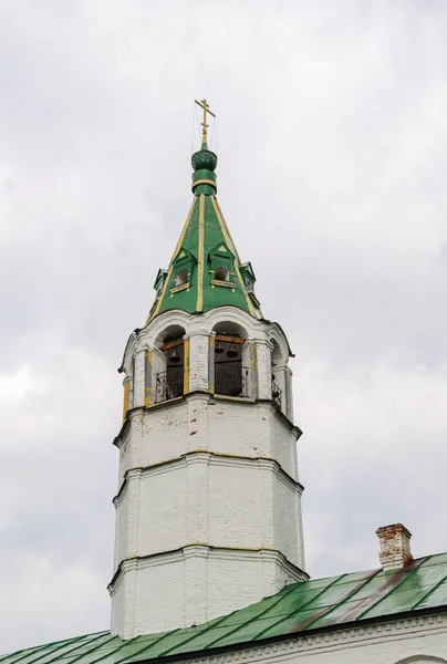 Bell tower of ancient russian church — Stock Photo, Image