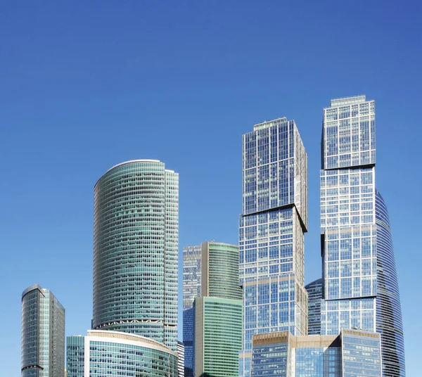 Novos arranha-céus do Centro de Negócios Moscou-Cidade — Fotografia de Stock