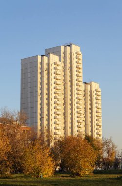 Moskova'da yeni yüksek katlı binalar