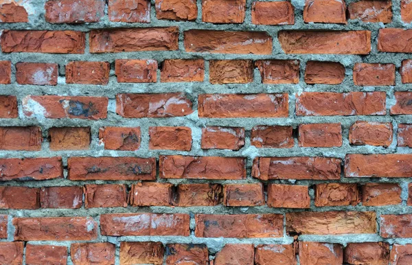 Old red brick wall background — Stock Photo, Image