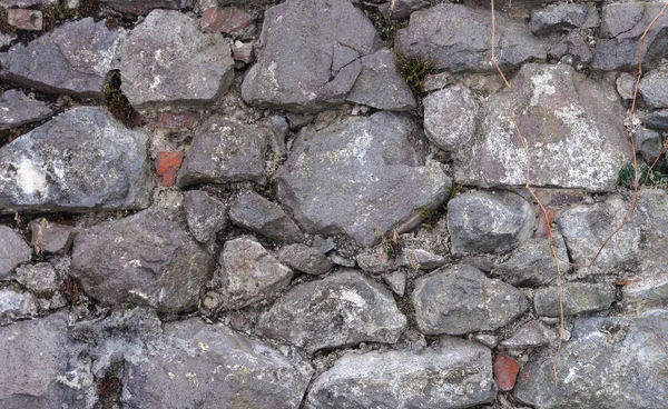 Крупный план старой каменной стены — стоковое фото