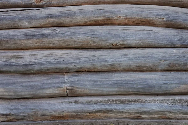 Fond de vieux rondins en bois — Photo