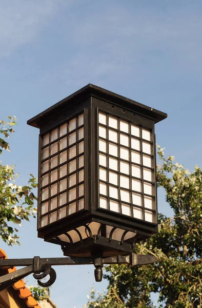 Old street lantern in Warsaw — Stock Photo, Image