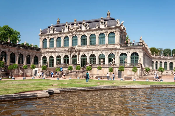 Dresde Allemagne Juillet 2019 Zwinger Complexe Palatial Dresde Journée Ensoleillée — Photo