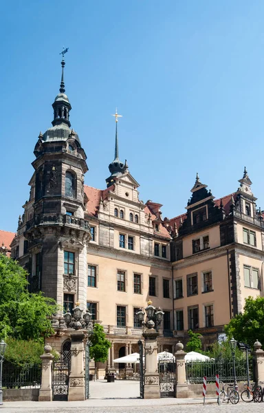 Dresda Germania Luglio 2019 Castello Dresda Palazzo Reale Residenza Elettori — Foto Stock
